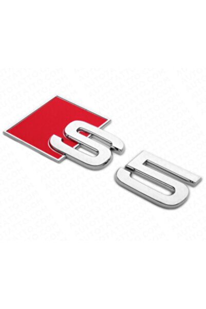 Yan Sanayi S5 Chrome Trunk Lettering A5 2009> Later Compatible