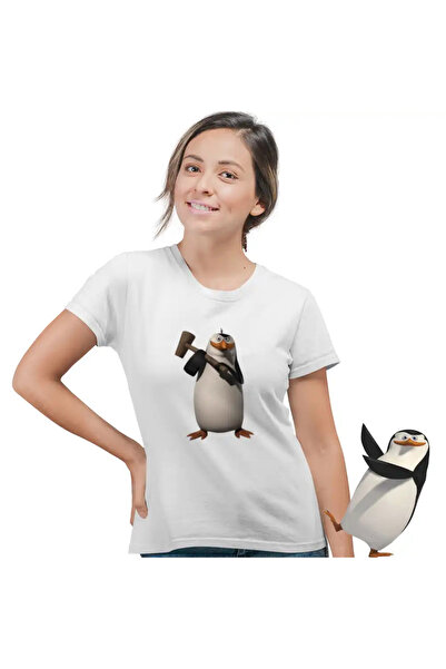 OEM Tricou Femei Pinguinii din Madagascar Rico Ciocan