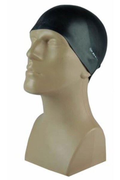 DUNLOP Silicone Swimming Cap Colorful Stretch Fabric Swimming Caps Non-Slip Waterproof