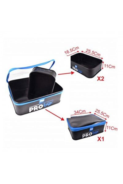 Garbolino Set nămeli EVA Groundbait Pro Box, 3 buc.