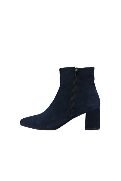 Hobby 26001S Hakiki Süet Deri Kadın Topuklu Bot