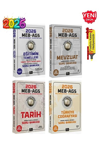 CBA Akademi 2026 - MEB - AGS Türk Milli Eğitim Sistemi + Mevzuat + Tarih + Co...