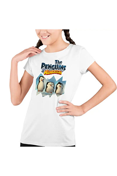 OEM Tricou Copii Fete Pinguinii din Madagascar Iceberg Bebe Team