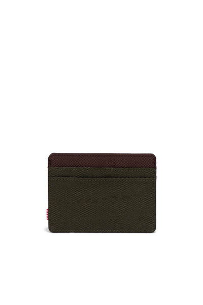 herschel Charlie Cardholder - Ivy Green/Chicory Coffee - OS Uniseks Зелений картхолдер - 30065-04488