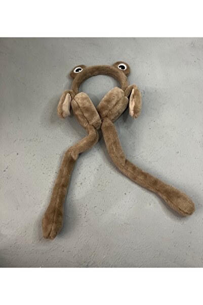 ZERAMİNE Детска плюшена шапка с уши | Сладка зимна шапка с уши на животни | Възраст 4-10 години | Кафява