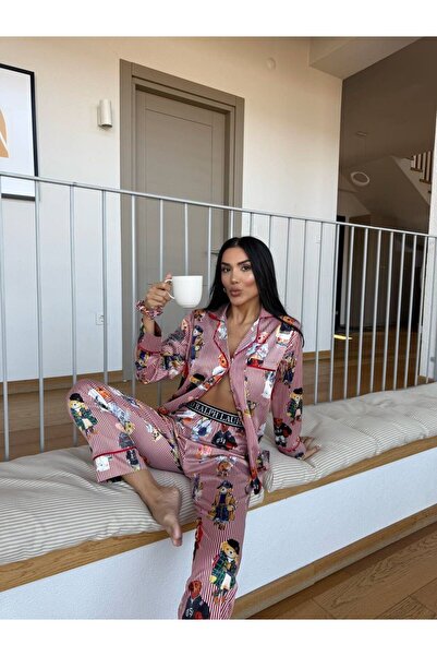 eboxluxury Satin pajamas with Printed – EBOX LUXURY