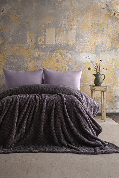 Apricitas HOME Trusty Antrasit Одномісне ковдру з візерунком жакарду - 160*22...