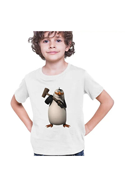 OEM Tricou Copii Baieti Pinguinii din Madagascar Rico Ciocan