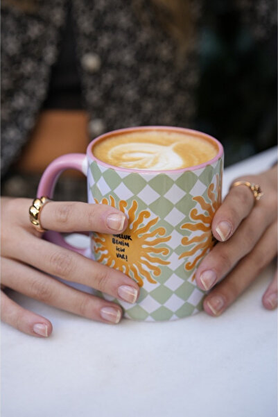 Hello Melody Design Hello Melody Mug Series'Manifest-Turkish' Mug - Original Design Digital Printing 9.5X8 cm