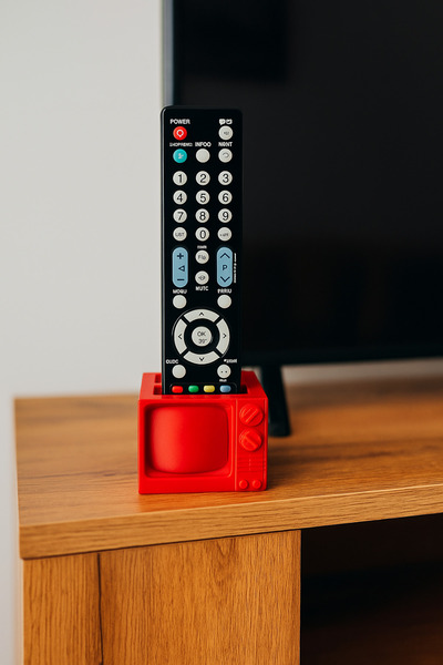 B2 Studio TV Görünümlü Kumanda Organizer Standı Uzaktan Kumanda Düzenleyici Kumandalık