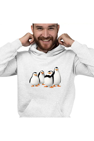 OEM Ανδρικό Φούτερ The Penguins of Madagascar All Gang
