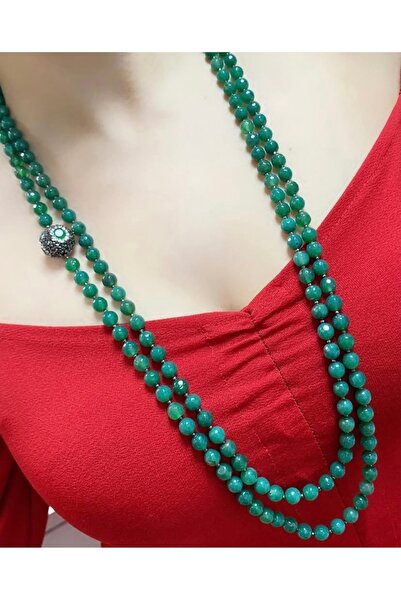 Takkı by Handan Akik taşı tasarım kolye.