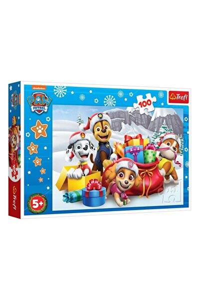 OEM Paw Patrol Christmas Puzzle with Bag Full of Gifts (100 pieces) - Trefl