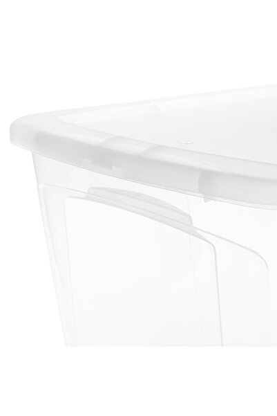 OEM Plastic Storage Box with Transparent Lid 110L