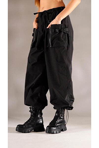 shE tekstil Italian Design Parachute Pants
