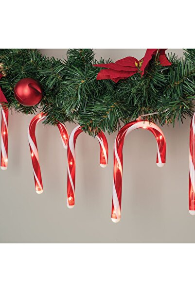 OEM Instalatie de Lumini de Craciun Bastonase Candy cu LED & Baterii 1.9 metr...