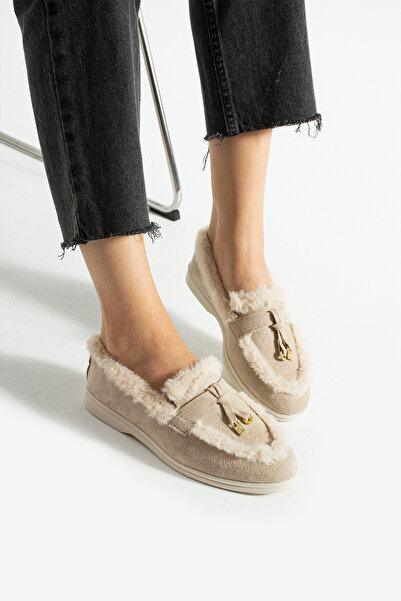 STOCON Зимові плюшеві лофери Балетки Повсякденне взуття Офісне взуття (стійке до ковзання) STC1185