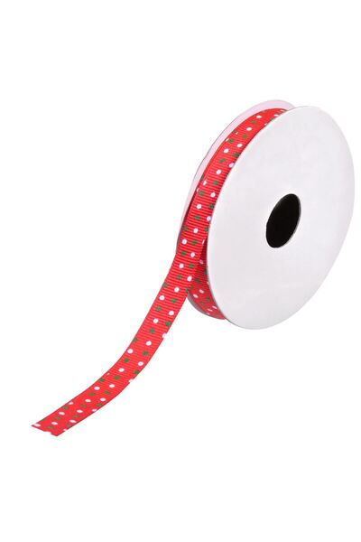 OEM Διακοσμητική Κορδέλα Χριστουγεννιάτικου Δέντρου Κόκκινη Λευκή Πράσινη Που...