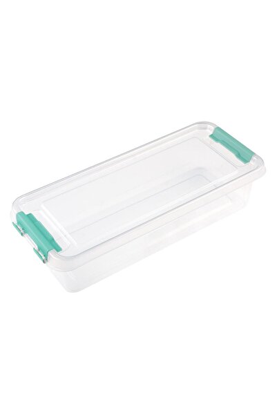 OEM Transparent Plastic Storage Box with Clips 1.2l