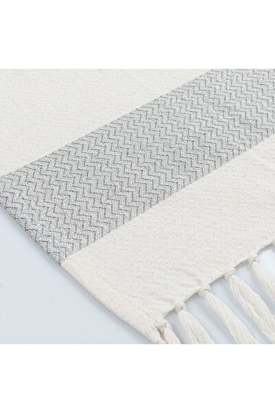 OEM Christmas Kitchen Towel Ecru Silver 60x40cm