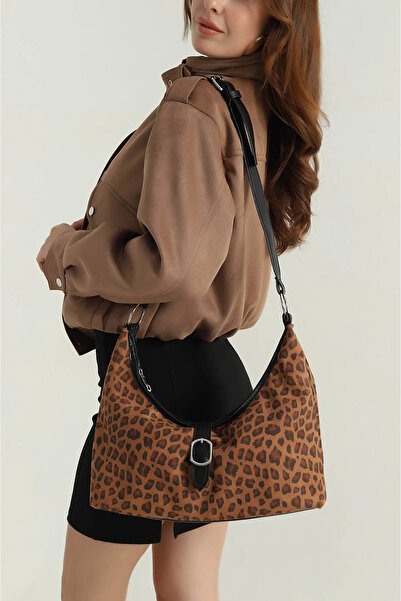 STİL SİDELYA Women's Handbag and Shoulder Bag with Zippered Magnetic Closure and Adjustable Strap