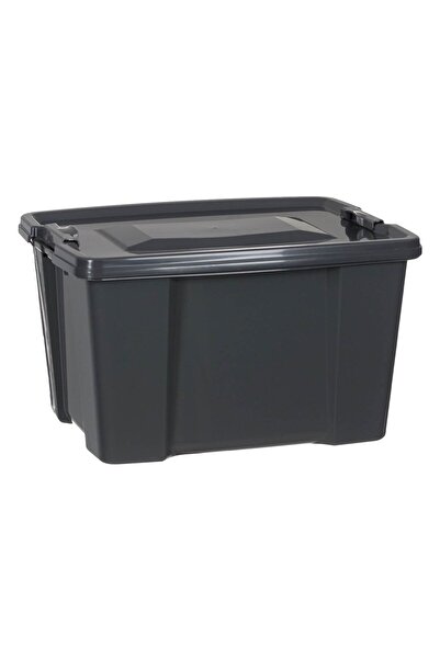 OEM Grey Plastic Storage Box with Lid 30l