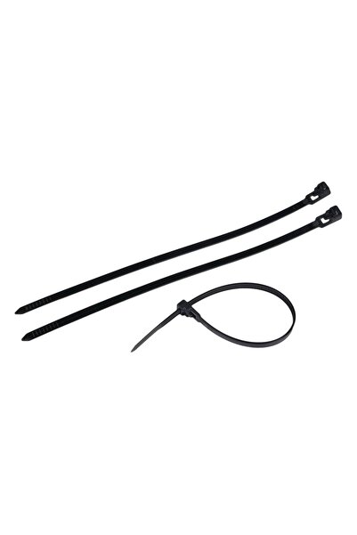 OEM Reusable Black Cable Ties 20x0.48cm - 45pcs