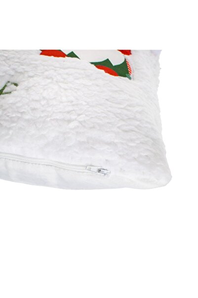 OEM White Sherpa Christmas Decorative Pillow Gnome Figurine for Sofa 40x40cm