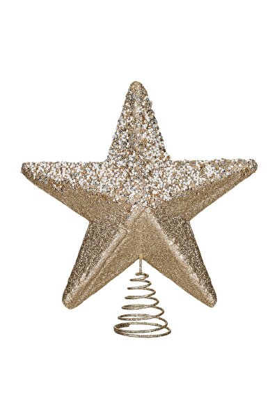 OEM Varf pentru Brad Stea din Spuma Bej Ninsa 30cm