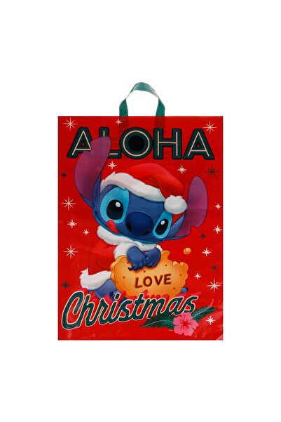 OEM Reusable Christmas Bag with Santa Claus Stitch Pattern