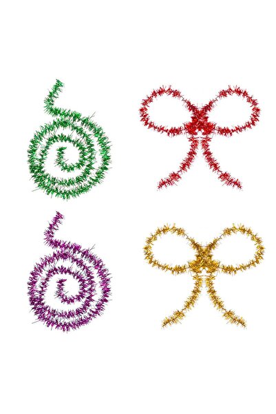 OEM Creative Christmas Set with Colorful Metallic Plush Wire - 20pcs