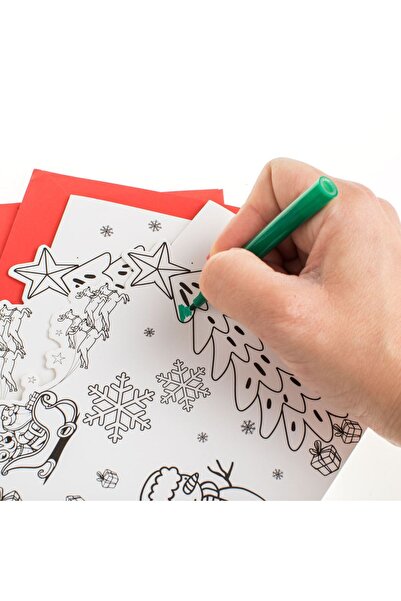 OEM Creative Christmas Set "Create & Color Greeting Cards"