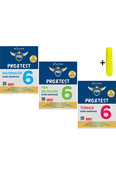 Bilfen Yayıncılık Bilfen 6. Sınıf Protest Matematik Fen Türkçe Soru Bankası Seti