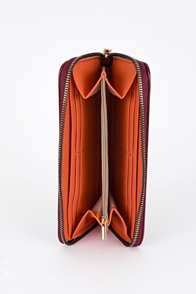 Tandi Bags Lenz Portfolio Wallet Burgundy Patent Leather