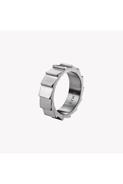 ZINK Men's Silver Stainless Steel Ring | Zjrg032sm