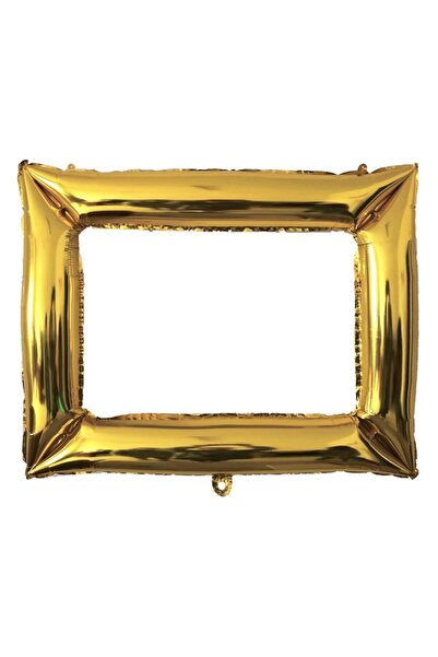 OEM Μπαλόνι πάρτι με χρυσό πλαίσιο foil 101x84εκ.