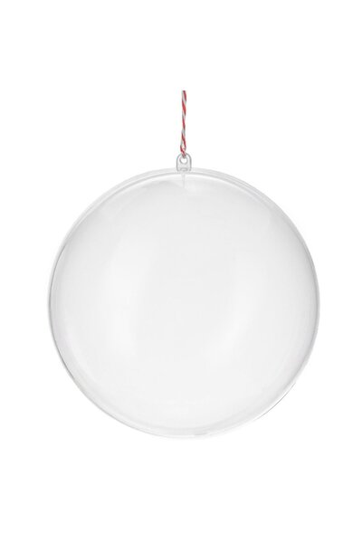 OEM Glob Brad de Craciun Transparent 15.6cm