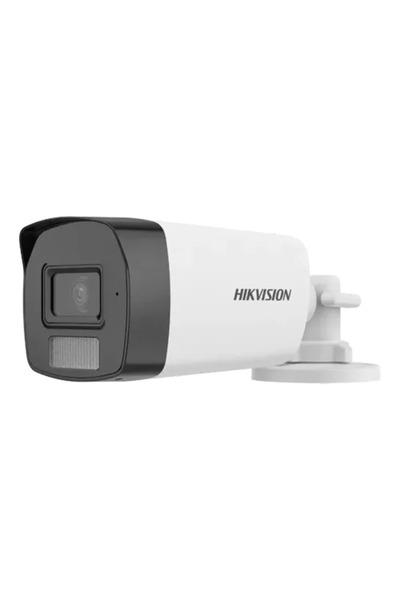 Hikvision DS-2CE17D0T-LFS 2MP cu lumină dublă, 2.8mm, IR/WL 40m, TVI/AHD/CVI/CVBS, microfon