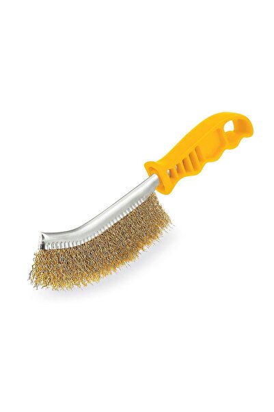 SGS 757 Curved Handle Wire Brush Plastic Handle