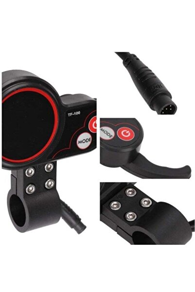 Generic 48V TF-100 Electric Scooter Display Panel 6-Pin Compatible with KUGOO M4