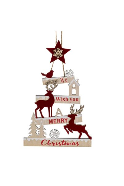 OEM Decoratiune Suspendabila din Lemn de Craciun Brad cu Sfoara Gnome Cadouri...