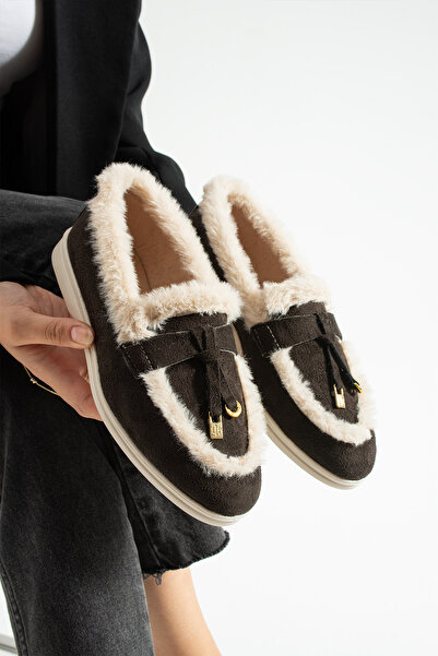 STOCON Зимові плюшеві лофери Балетки Повсякденне взуття Офісне взуття (стійке до ковзання) STC1185