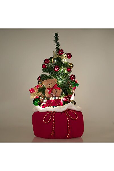 OEM Decorative Christmas Bag with Gifts & LED Tree 60cm