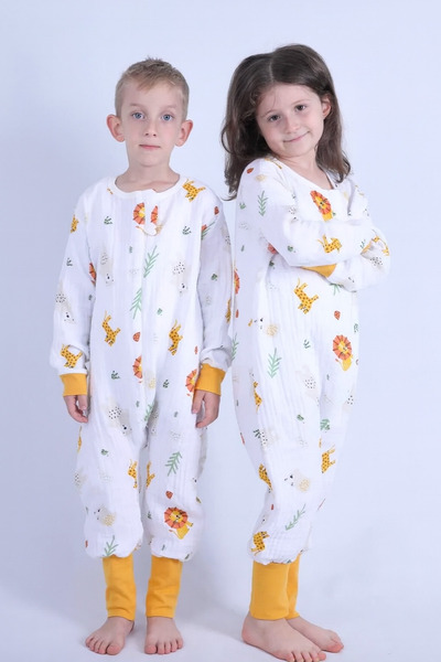 For My Baby 1 Tog Kids Sleeping Bag Unisex Long Sleeve Sleeping Bag