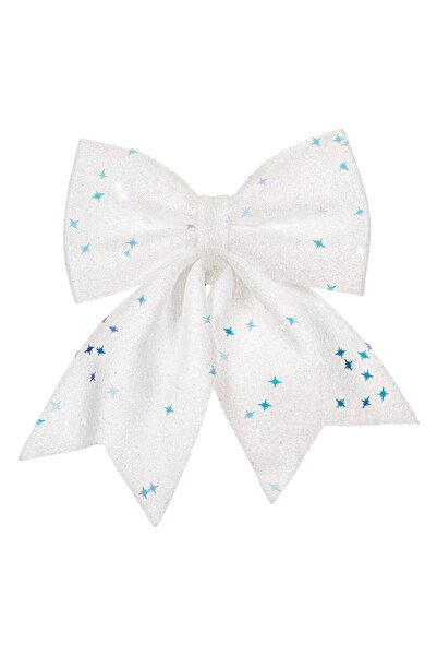 OEM Funda Decorativa de Craciun Alba Irizata Glitter Paiete Stele 28cm