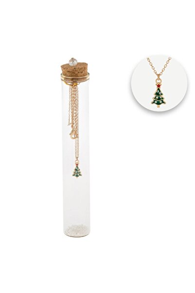OEM Glass Christmas Tree Necklace