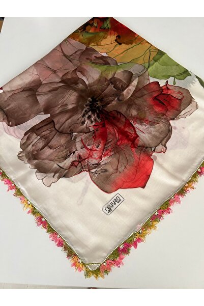 CENK YAZMA Reyyan - Handcrafted Needlework Embroidery/Yemeni Needlework/Tulbent Handwork/Head Covering