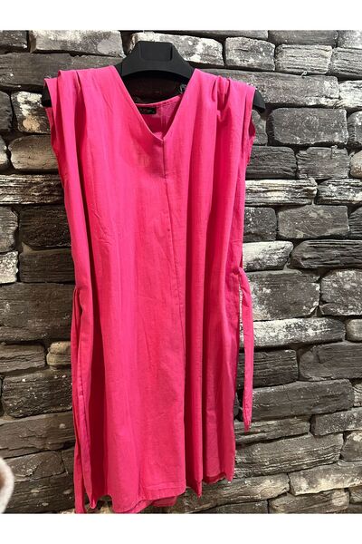 SELVİLERBUTİK Fuşya Elbise