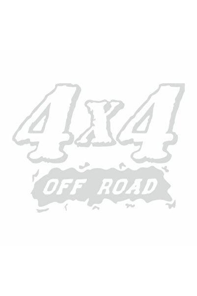 Oracal 651 Car sticker, 4x4, sport, off road, 25cm, white