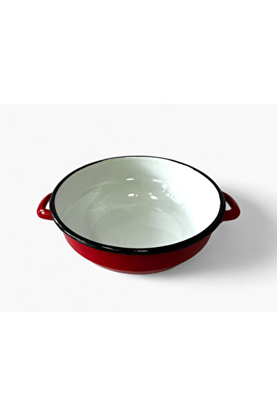 Emailul Medias Red enameled peasant bowl, 18cm
